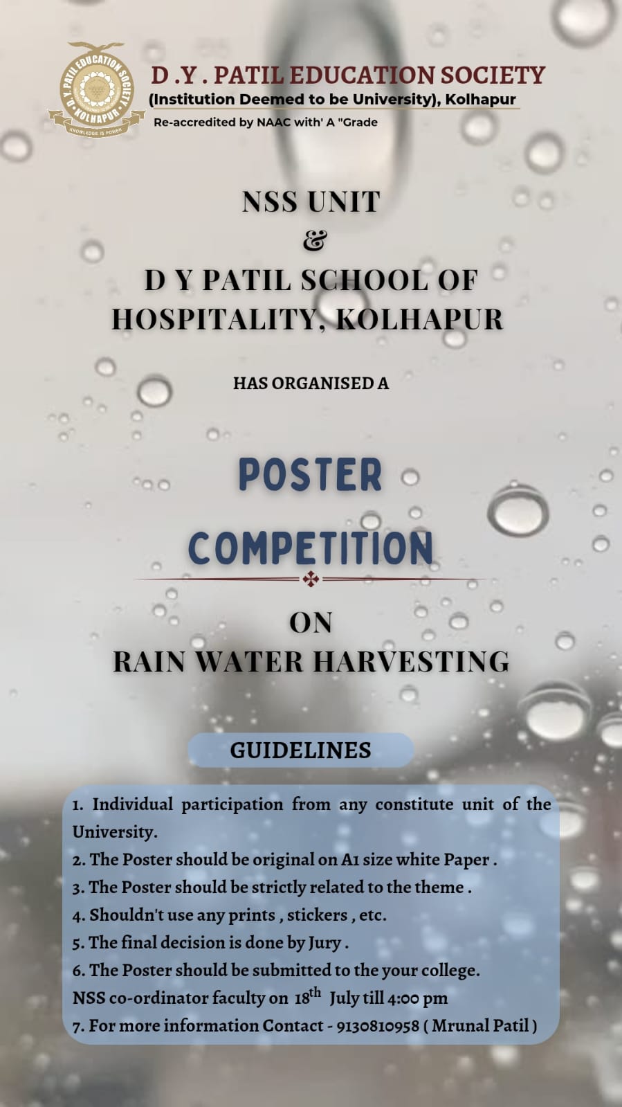 DYP | Hospitality | Poster Competition Announcement